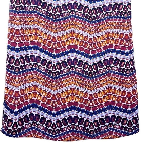 SAM EDELMAN Sleeveless Going Gray Z Dress Size Small in Multi Mosaic Print - Picture 9 of 16